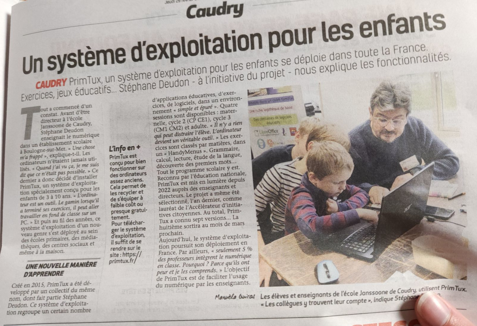 PrimTux, un système d'exploitation pour les 3-10 ans (2024).